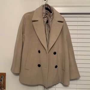 Coat with built in vest